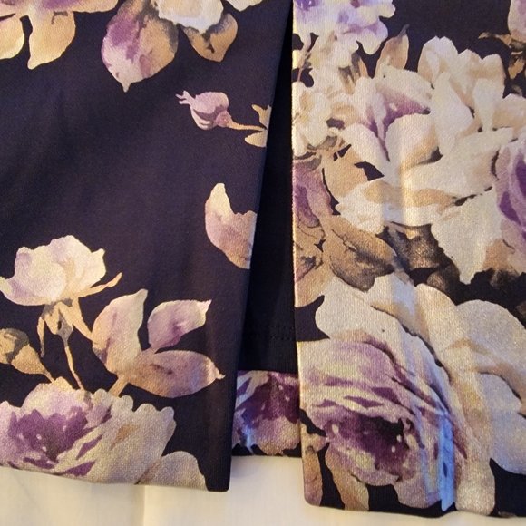 Eliza J Dress, Floral One-shoulder Navy-Blue, Size 12, NEW with TAG - Picture 7 of 12